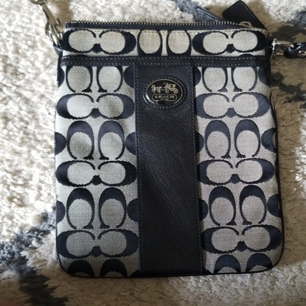 Black Coach crossbody